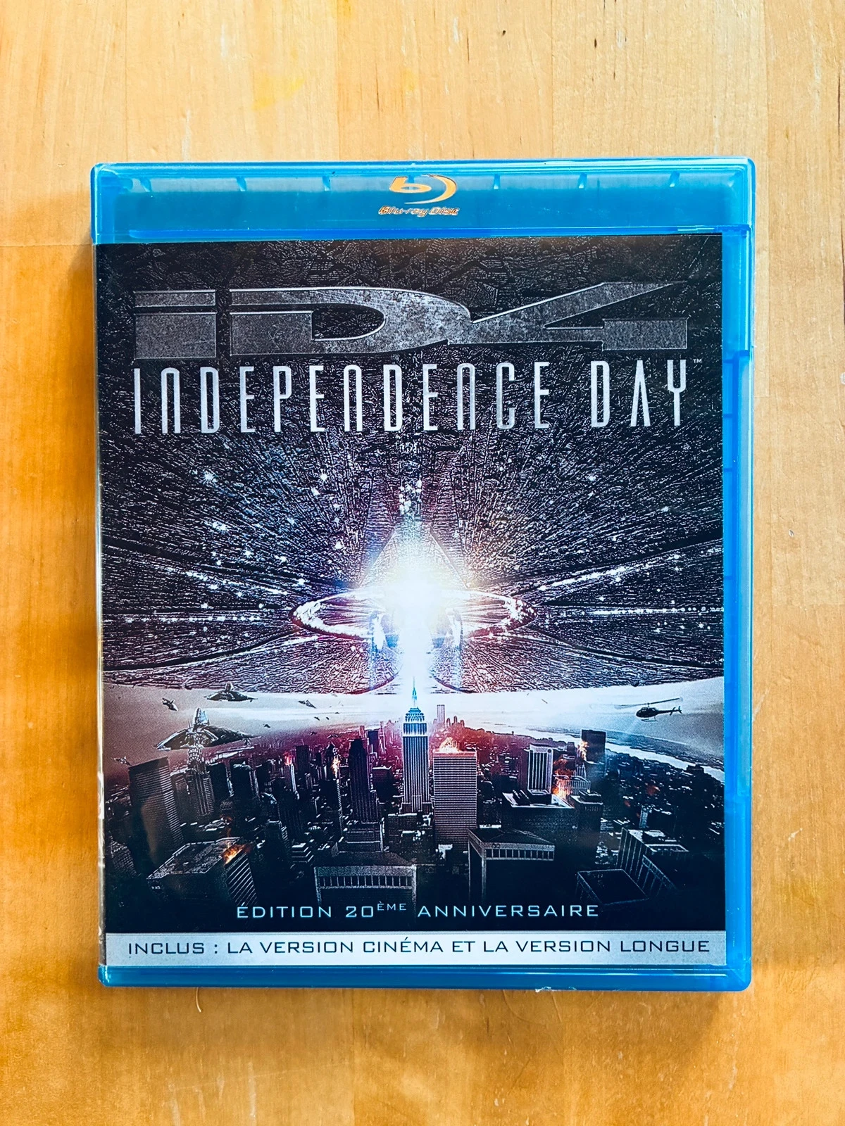 Blu-ray Independance Day de Roland Emerich édition 20eme anniversaire.